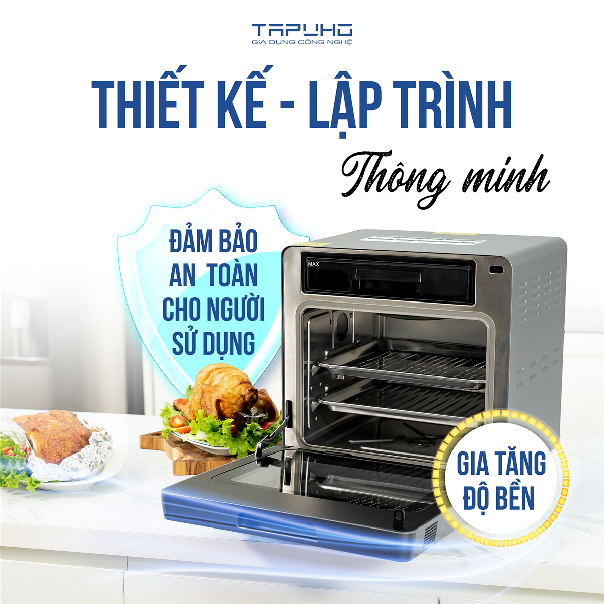 Nồi chiên hơi nước tapuho